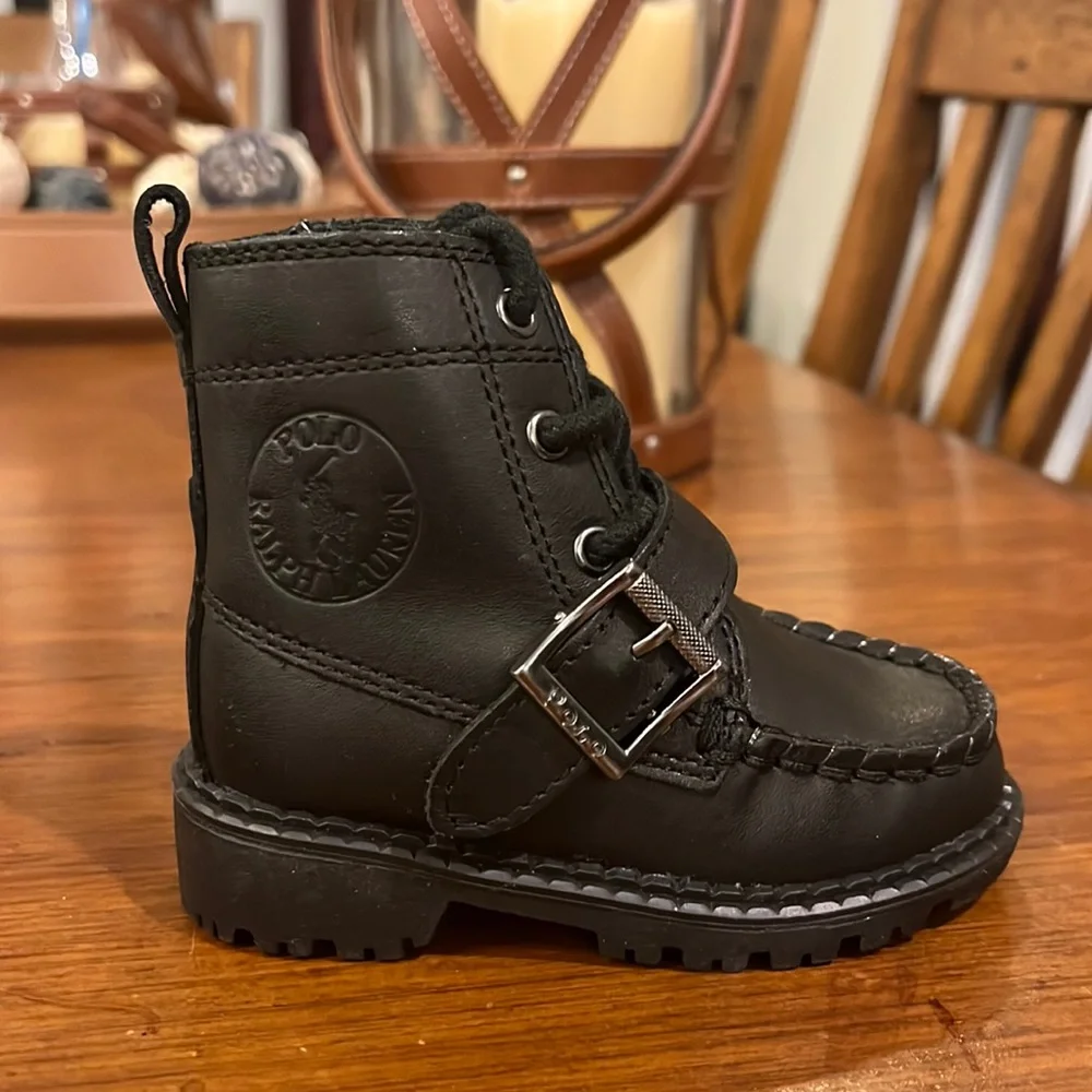 Polo Ralph Lauren Ranger Sportsman Boots Baby Boys Girls Shoes Toddlers Size 4